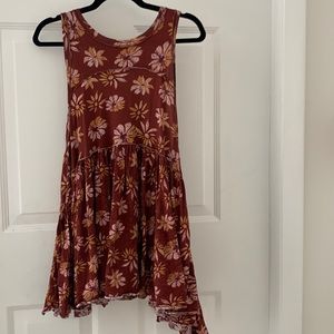 Free People Floral Sun Dress